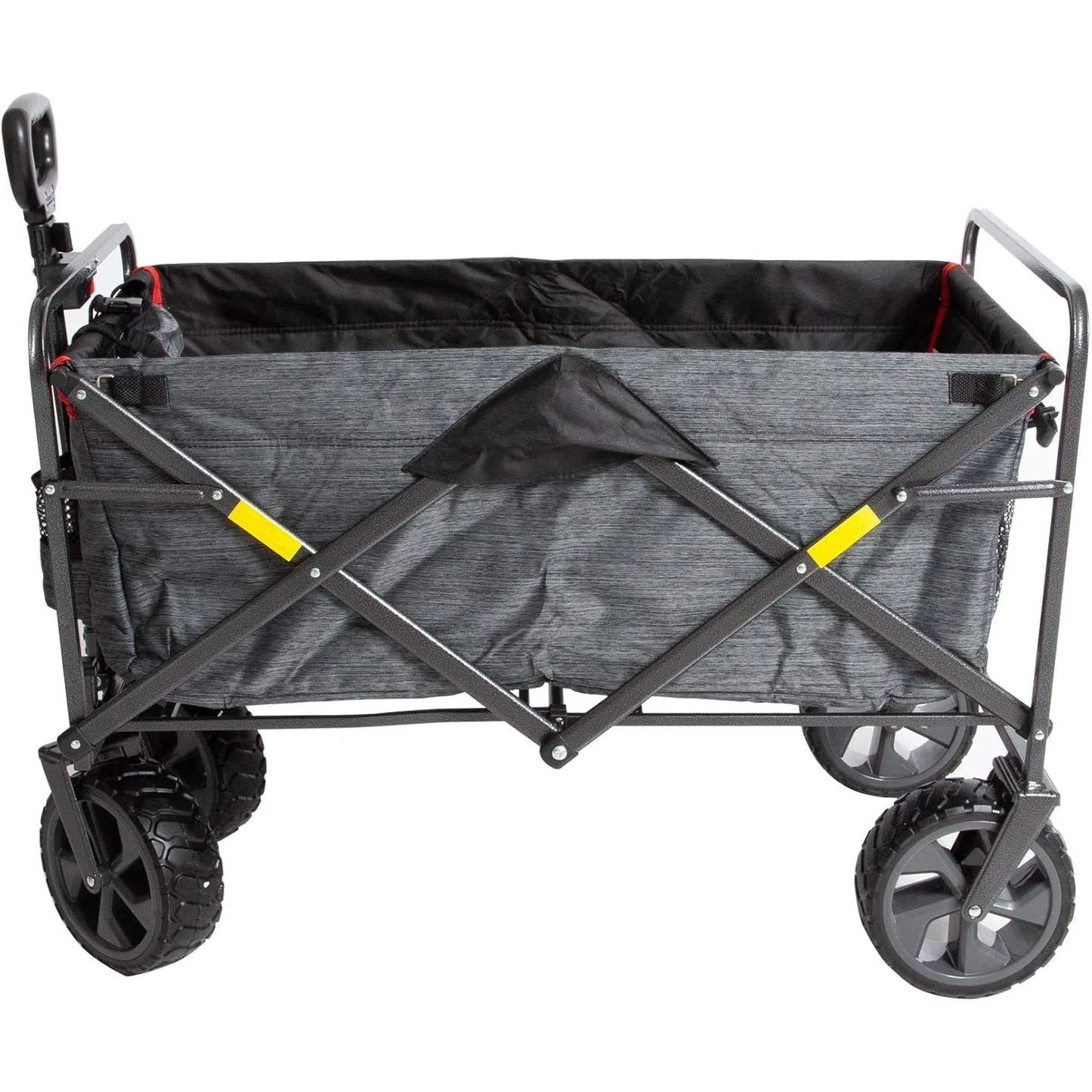 XL Heavy Duty Collapsible Outdoor Folding Camping Gear Grocery Cart Portable Lightweight Utility Adjustable Rolling Cart