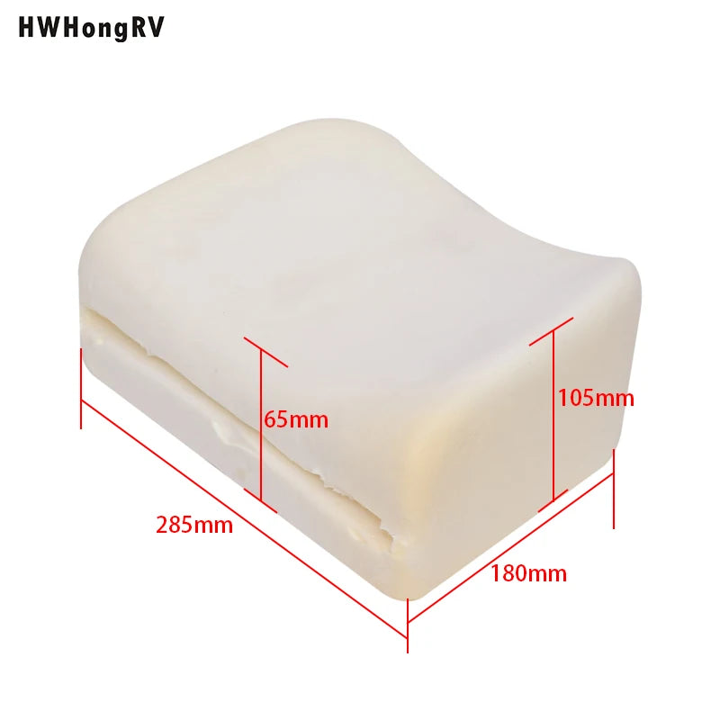 HWHONGRV Seat Headrest Set, Car Seat Headrest Tube Round Headrest Guide Tube Seat Headrest Cover Headrest Plastic Parts Set