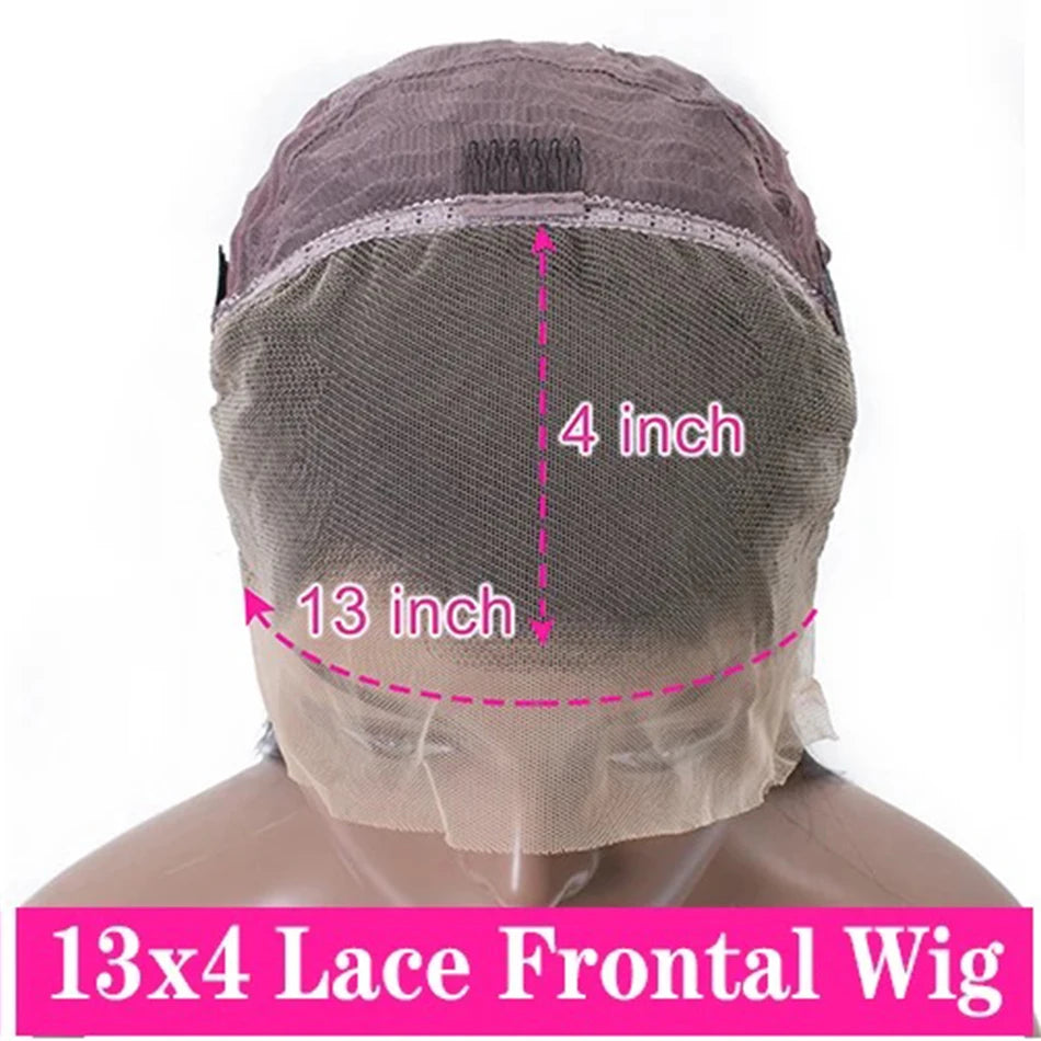 13x6 Chocolate Brown Body Wave Lace Front Wig HD Transparent Lace Frontal Wig Human Hair Preplucked Colored Human Hair Wigs 180%