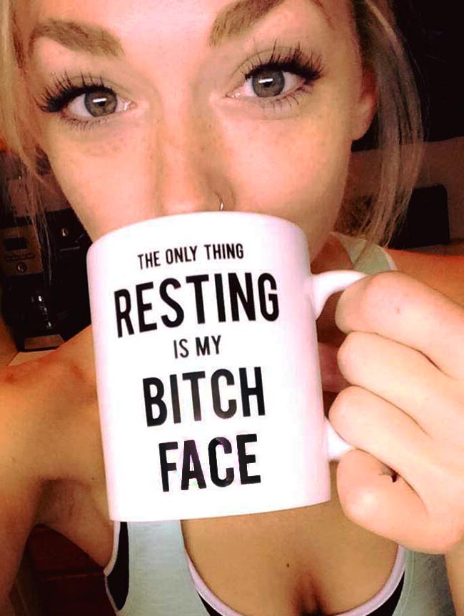 Resting Bitch Face Coffee Mug