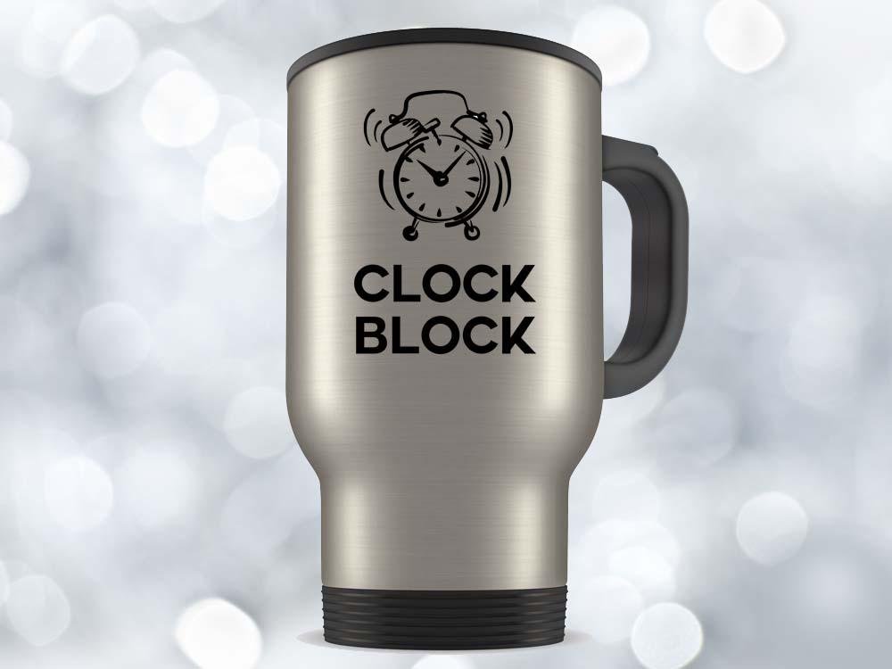 Clock Block Coffee Mug
