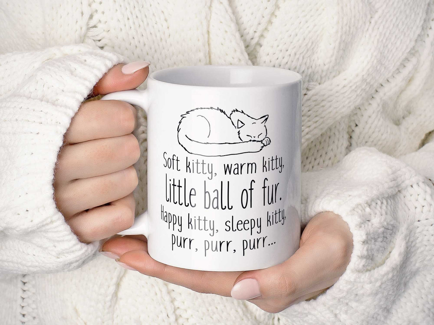 Soft Kitty Sleepy Kitty Coffee Mug
