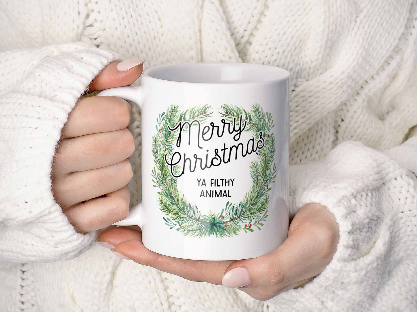 Filthy Animal Christmas Coffee Mug