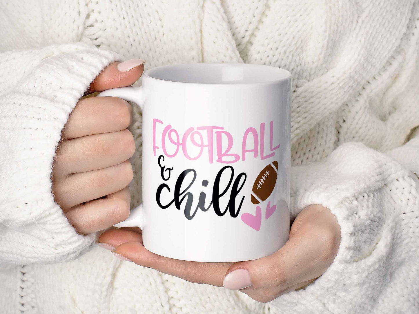 Football and Chill Coffee Mug