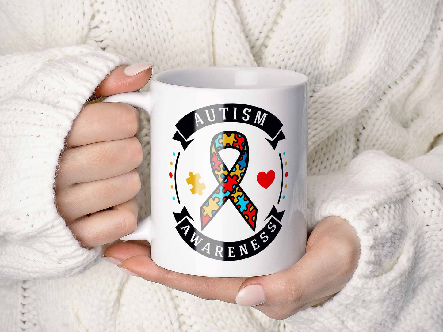 Autism Ribbon Coffee Mug