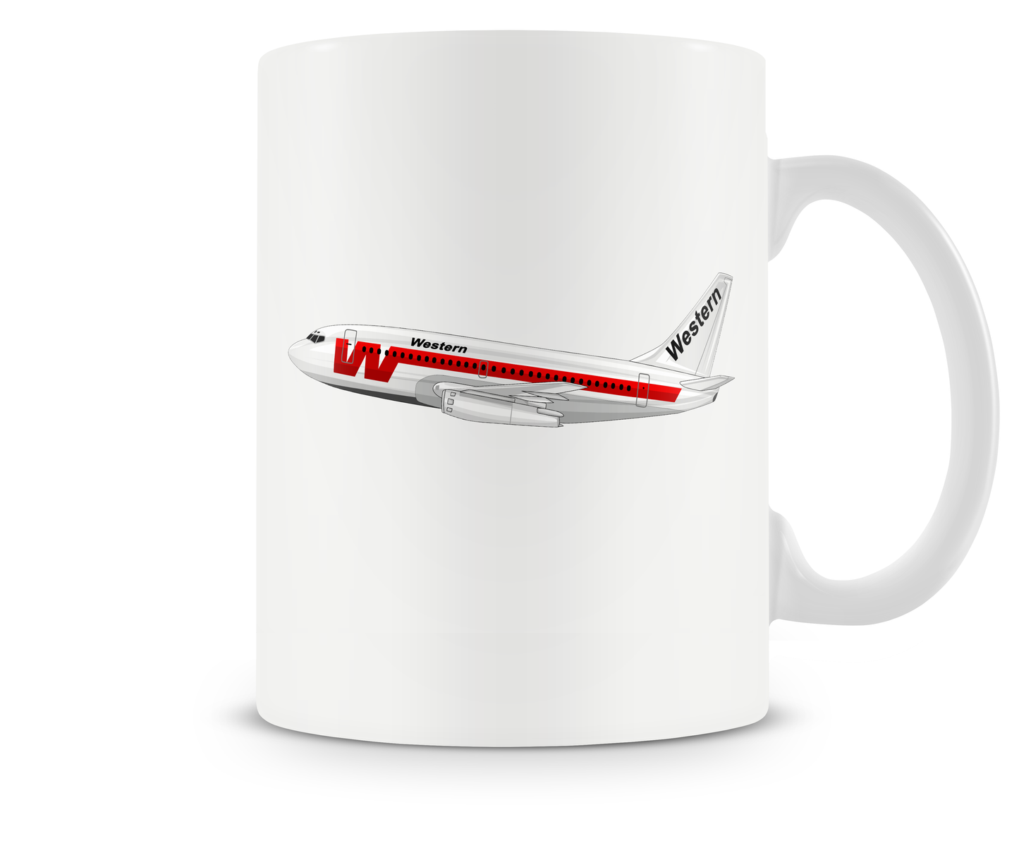 Western Airlines Boeing 737 Mugs, Tumblers Drinkware