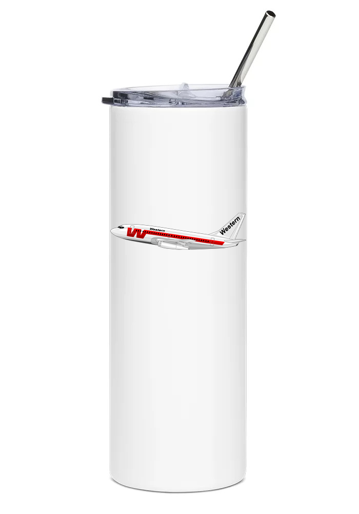 Western Airlines Boeing 737 Mugs, Tumblers Drinkware
