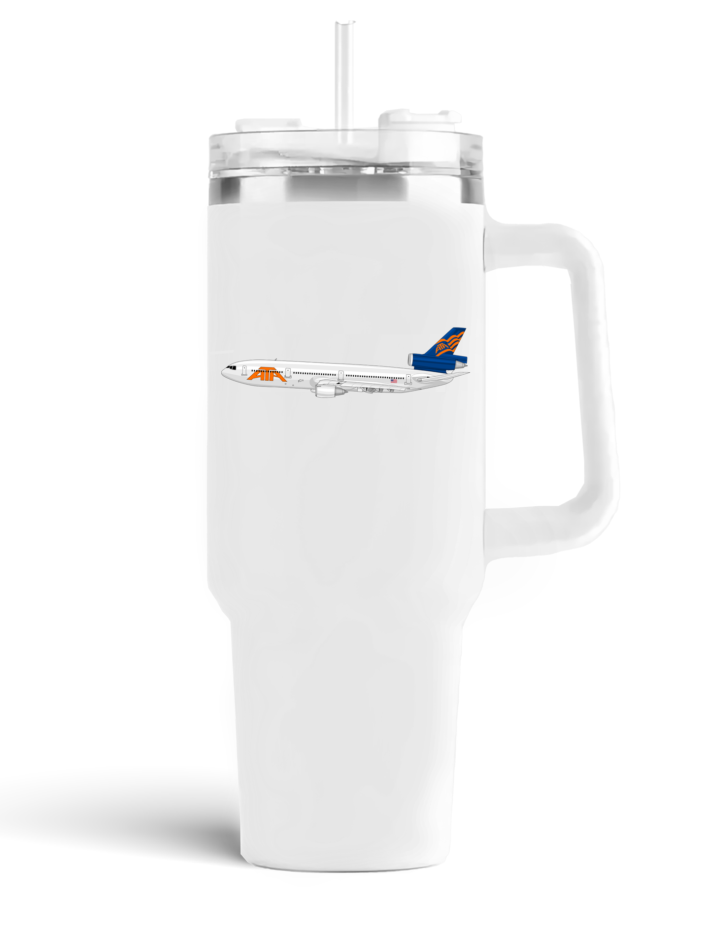 ATA Airlines McDonnell Douglas DC-10 Mugs, Tumblers Drinkware