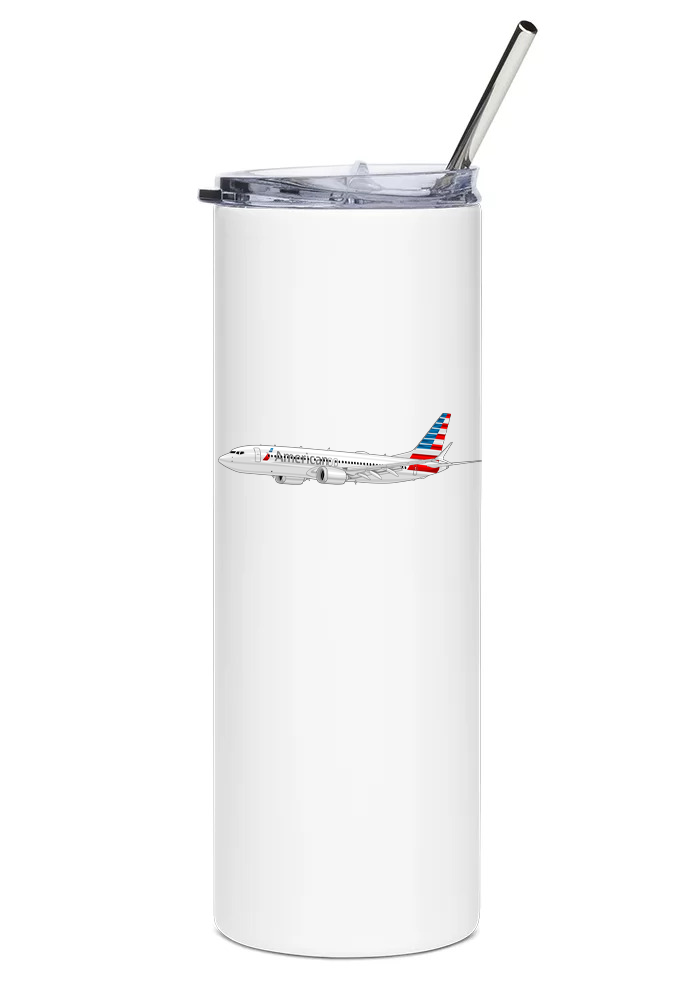 American Airlines Boeing 737 MAX Mugs, Tumblers Drinkware