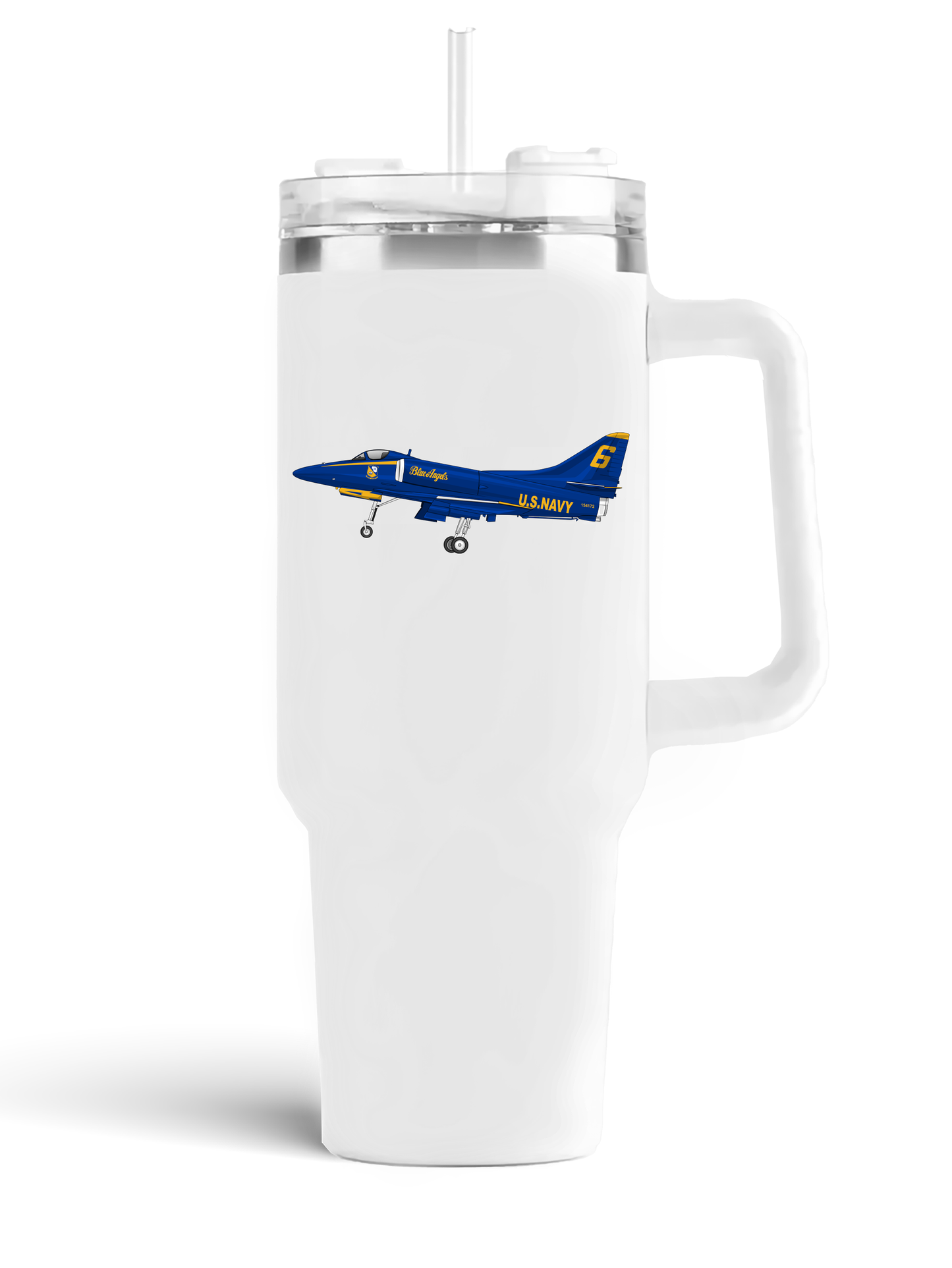 Douglas A-4 Skyhawk 'Blue Angels' Mugs, Tumblers Drinkware