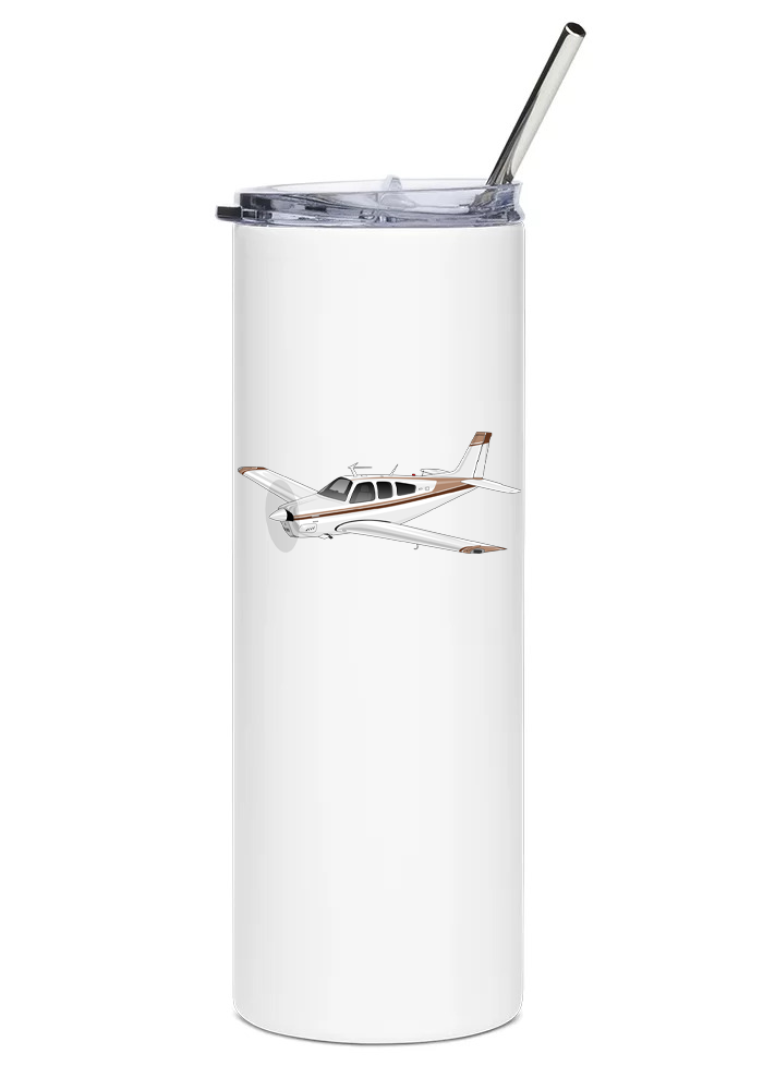 Beechcraft Bonanza F33A Mugs, Tumblers Drinkware
