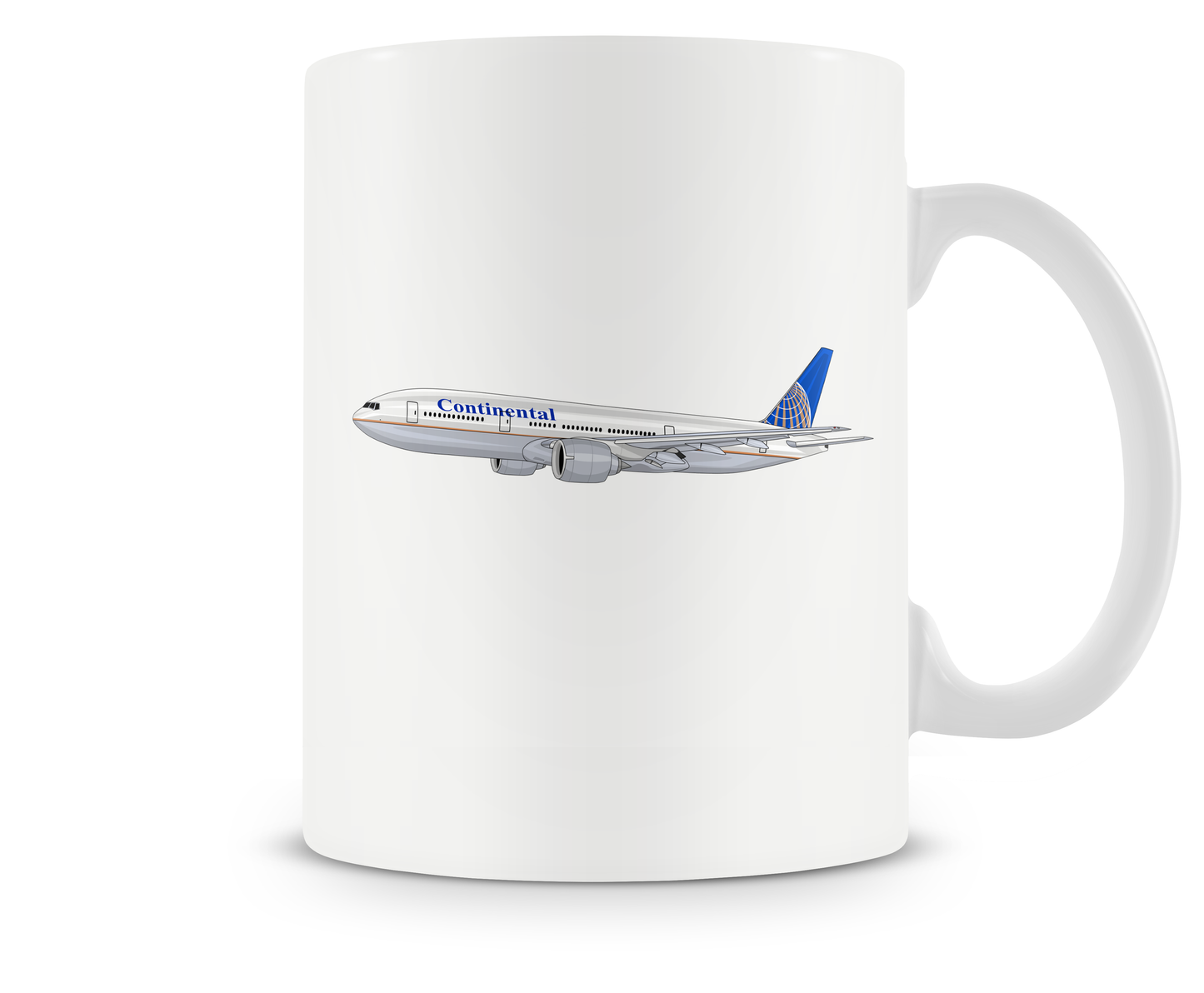Continental Airlines Boeing 777 Mugs, Tumblers Drinkware