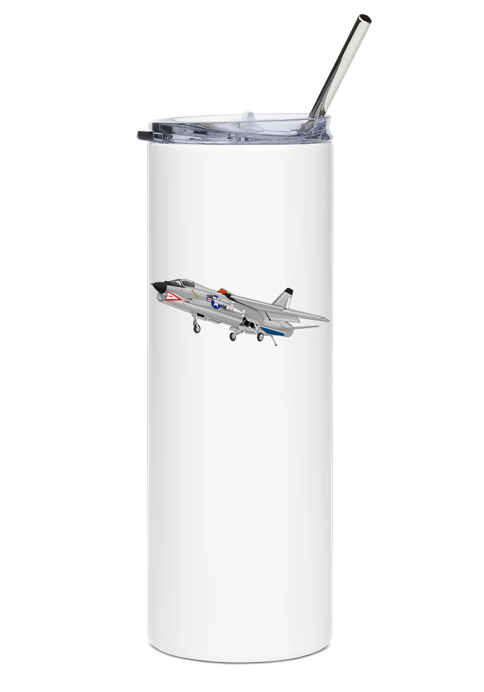 Vought F-8 Crusader Mugs, Tumblers Drinkware