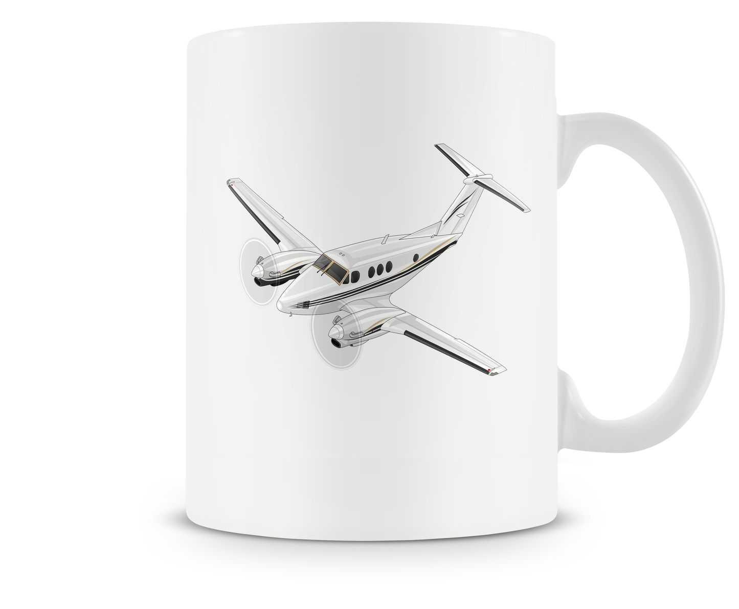 Beechcraft King Air F90 Mugs, Tumblers Drinkware