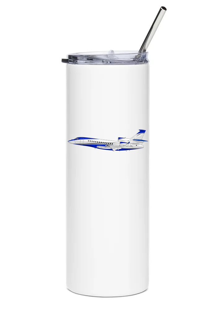 Dassault Falcon 7X Mugs, Tumblers Drinkware