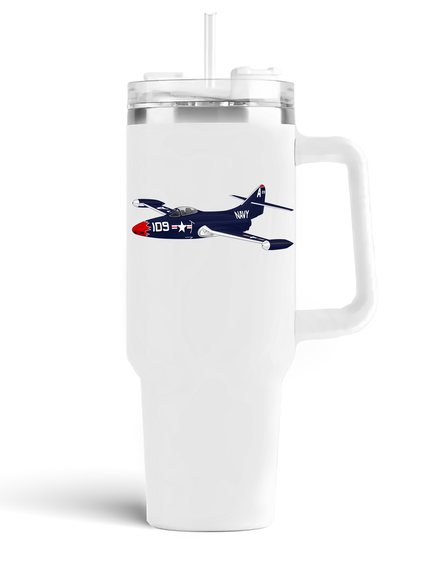 Grumman F9F Panther Mugs, Tumblers Drinkware