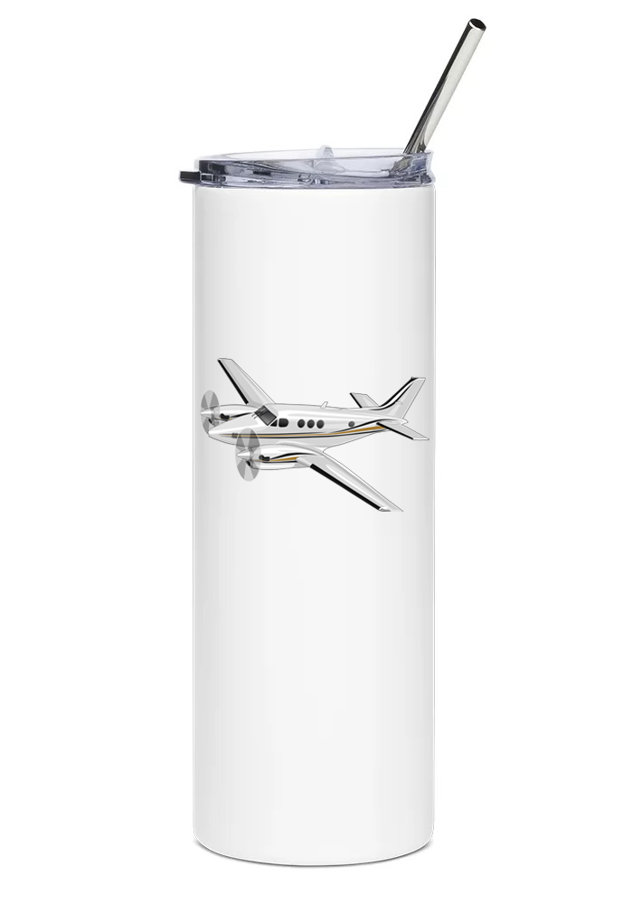 Beechcraft King Air C90-1 Mugs, Tumblers Drinkware