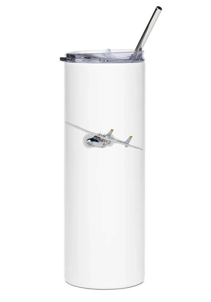 Cessna O-2 Skymaster Mugs, Tumblers Drinkware