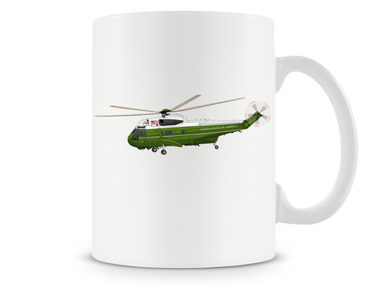 Sikorsky VH-3D Sea King Marine One Mugs, Tumblers Drinkware
