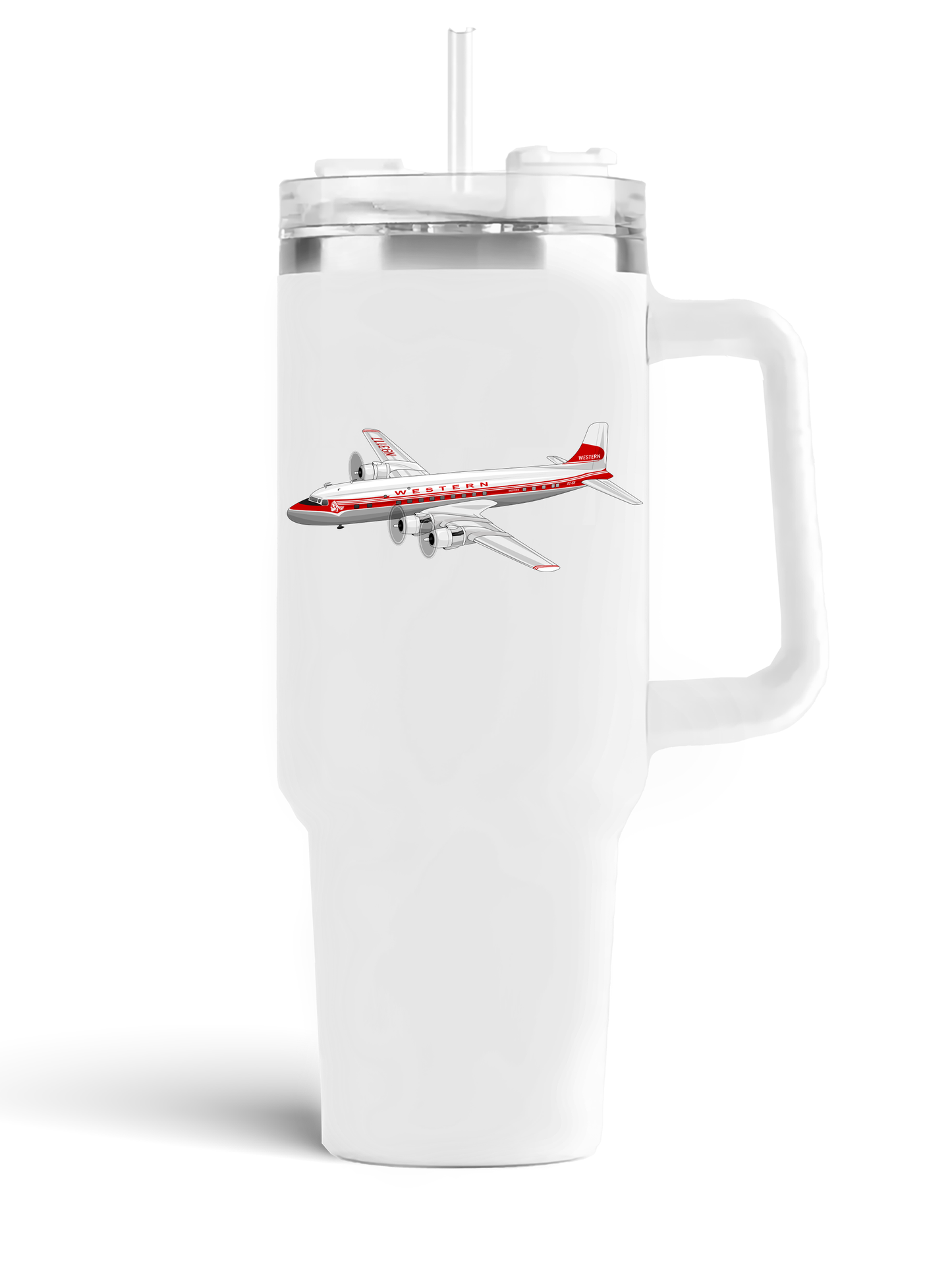 Western Airlines Douglas DC-6 Mugs, Tumblers Drinkware