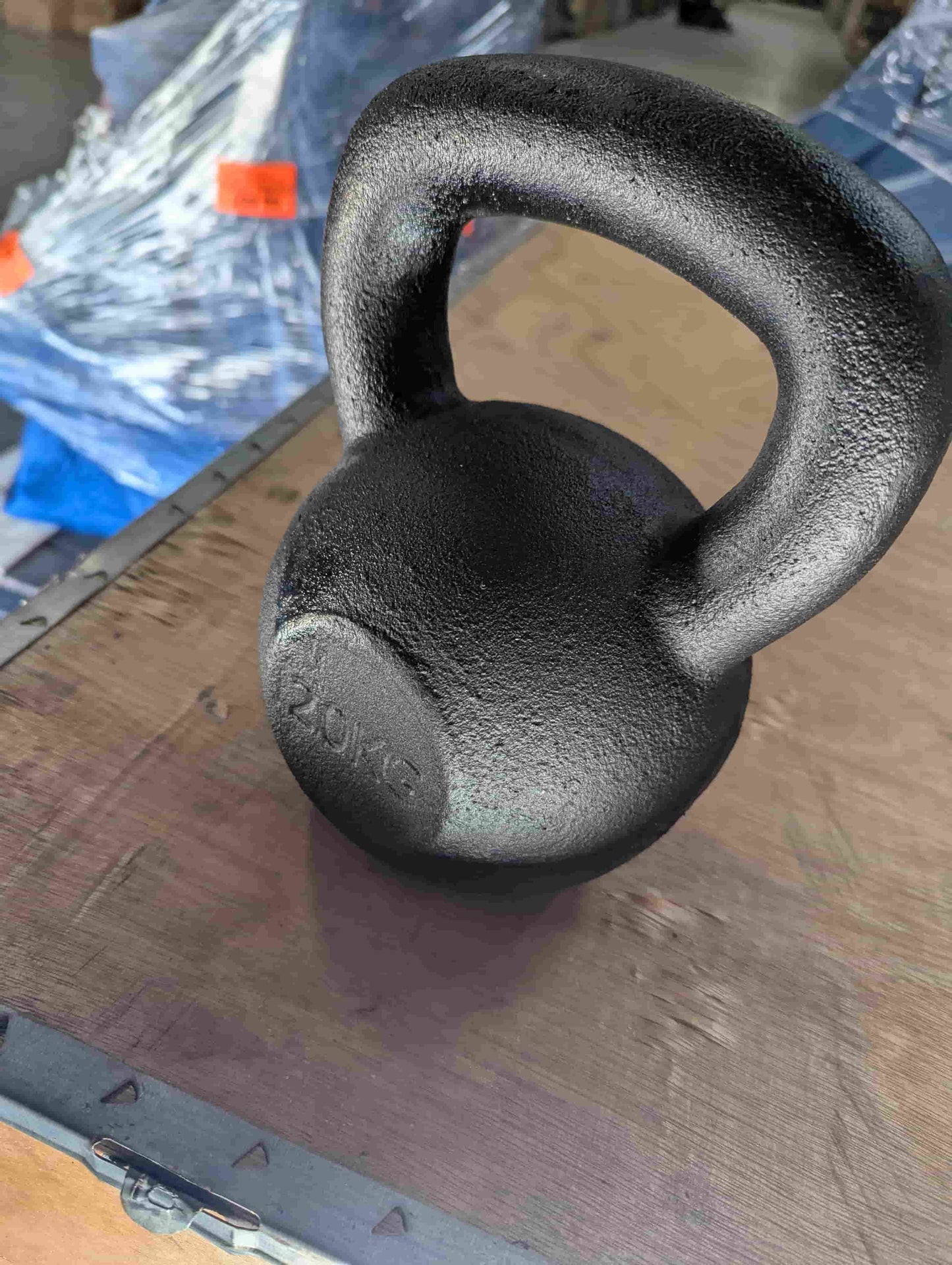 Kettlebell - Muscle D Fitness - Cast Iron - Heavy Duty (Kettlebell Only)
