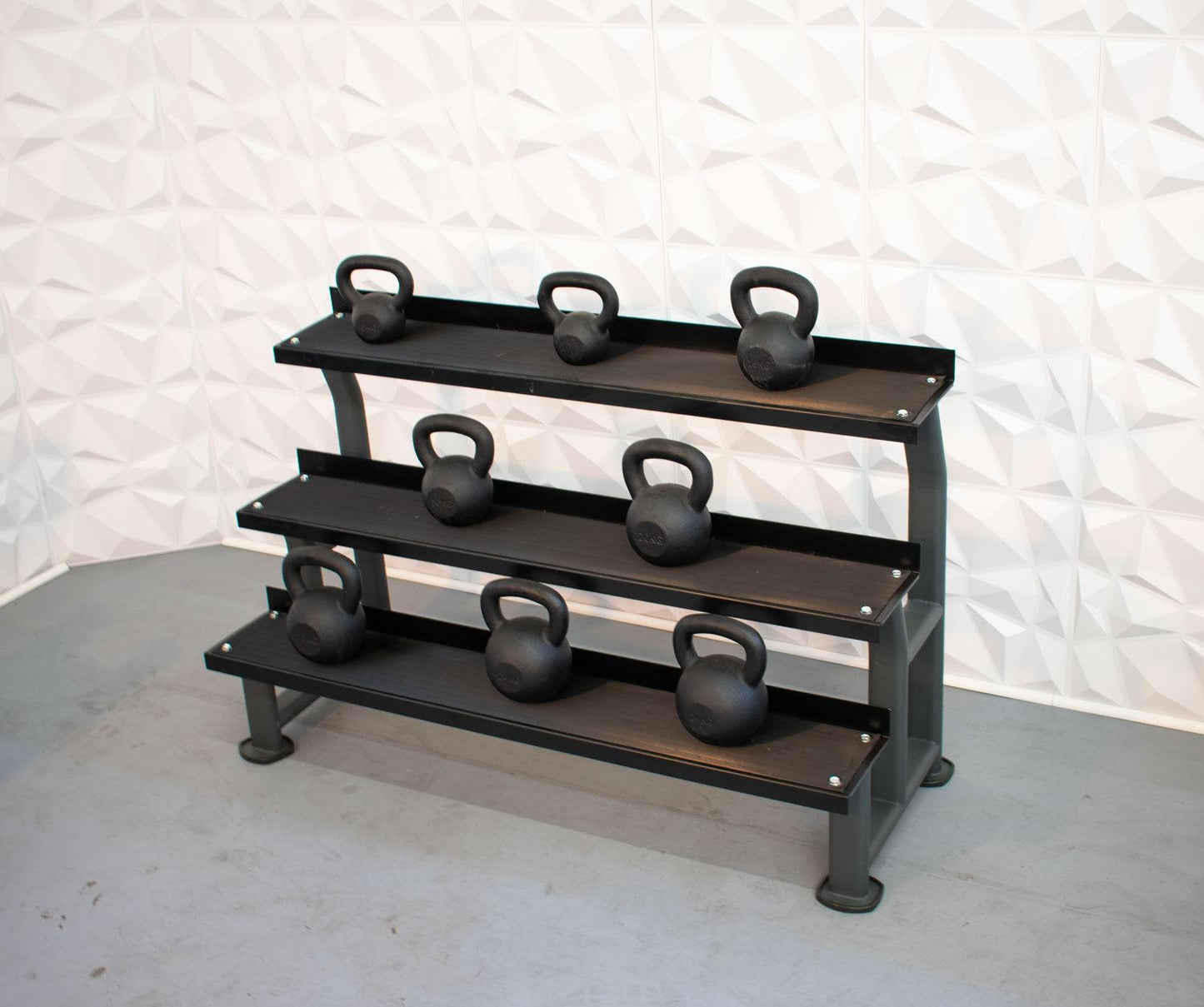 Kettlebell - Muscle D Fitness - Cast Iron - Heavy Duty (Kettlebell Only)