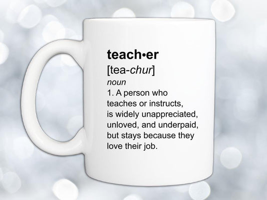 Teacher Definition Coffee Mug