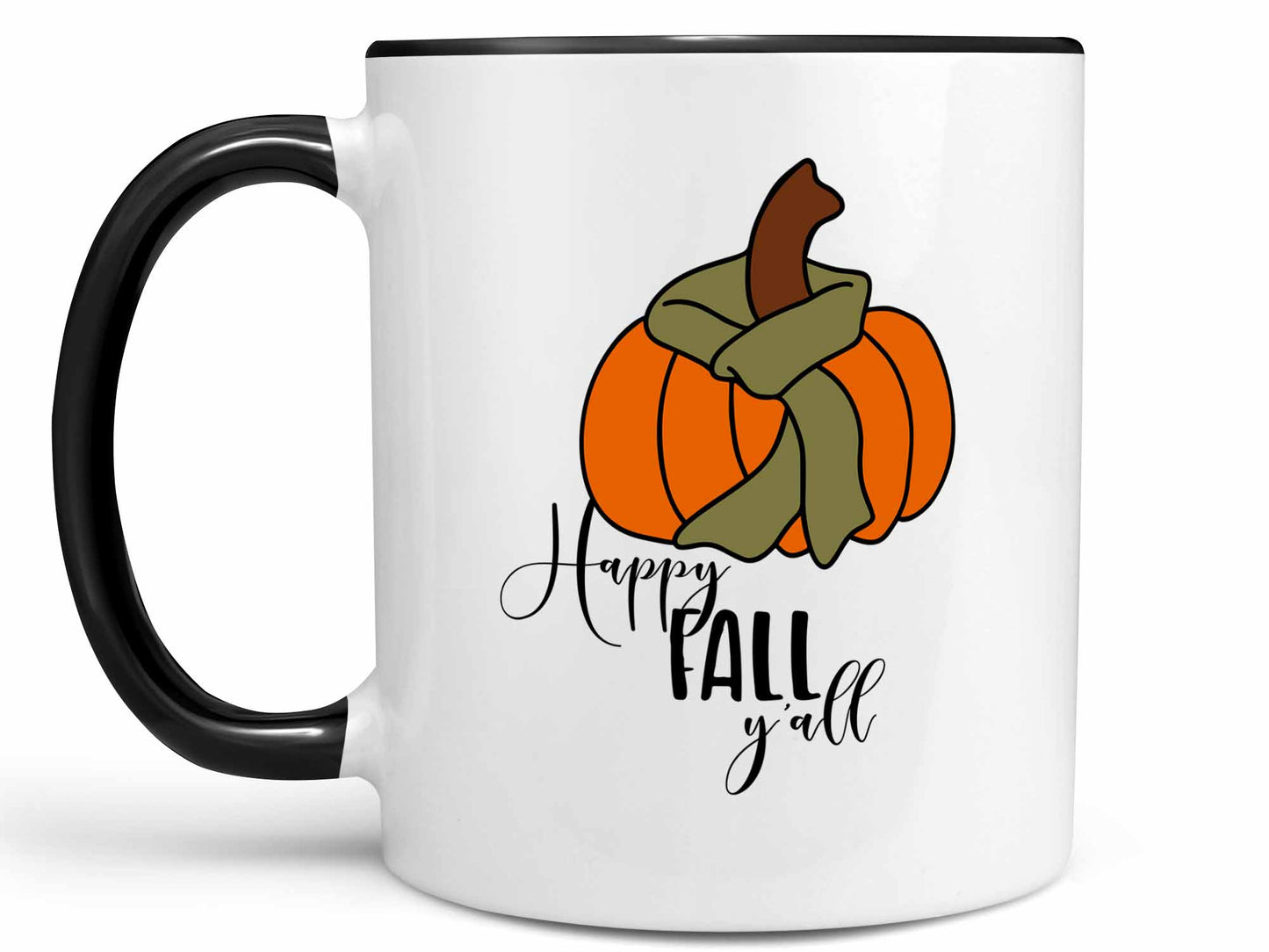 Happy Fall Y'all Pumpkin Coffee Mug