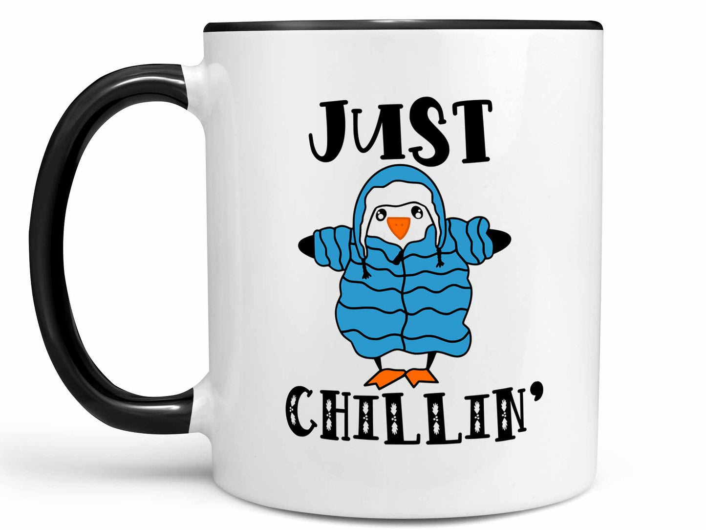 Just Chillin' Penguin Coffee Mug