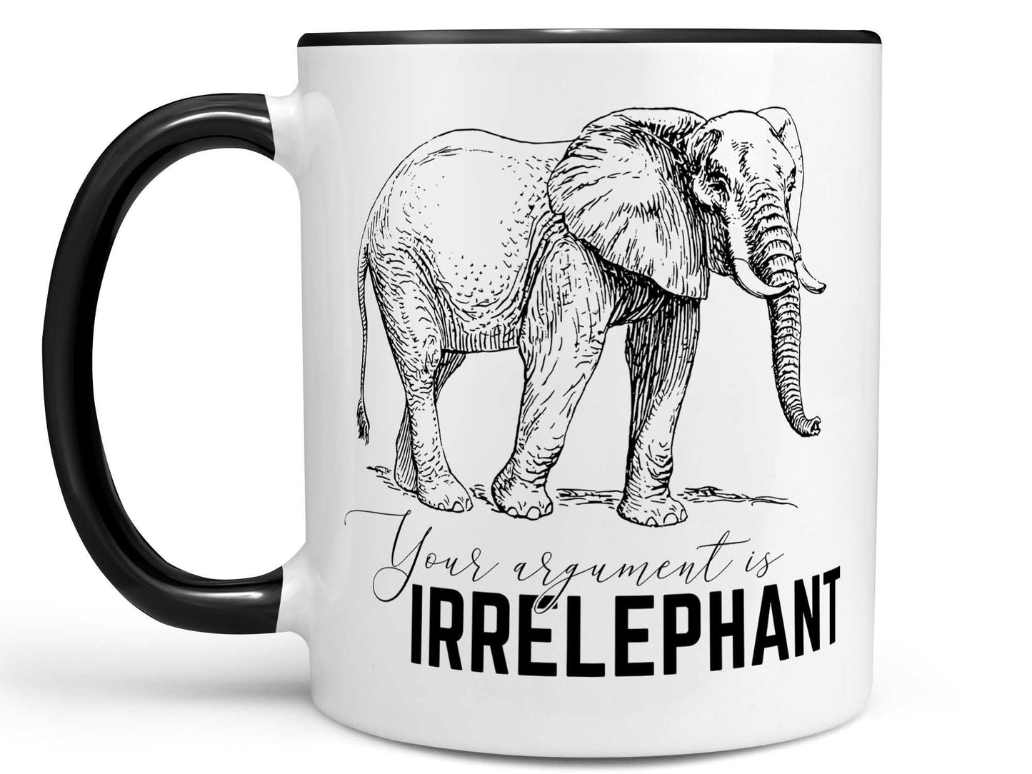 Irrelephant Elephant Coffee Mug