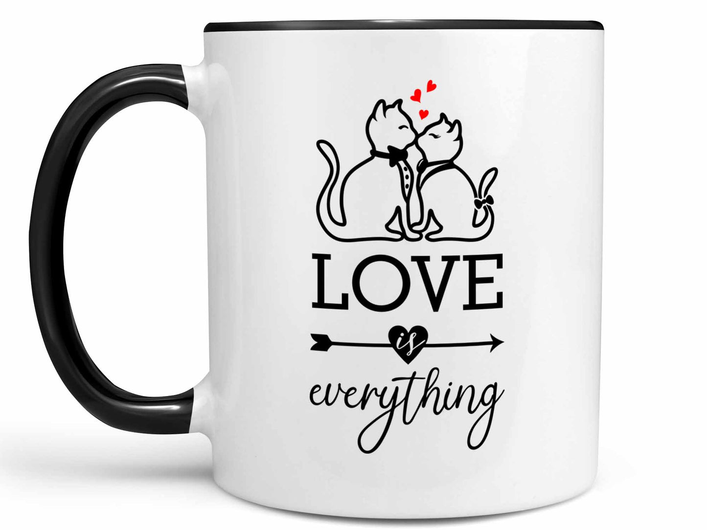 Kissing Cats Coffee Mug