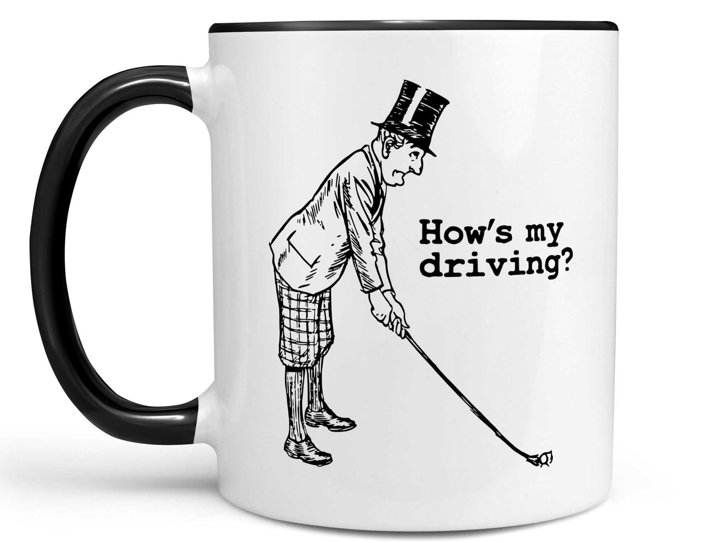 How's My Driving Golf Coffee Mug