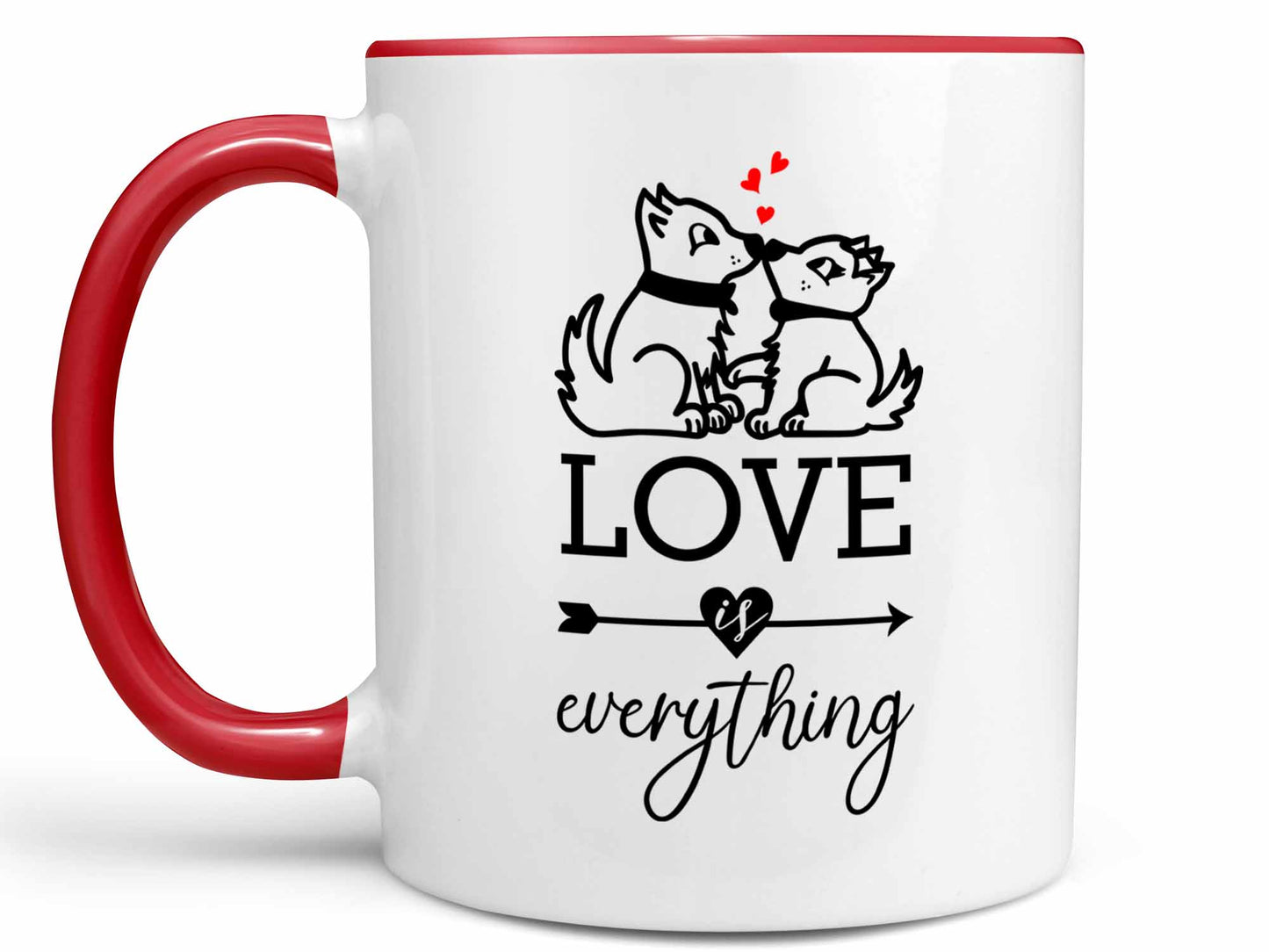 Kissing Dogs Coffee Mug