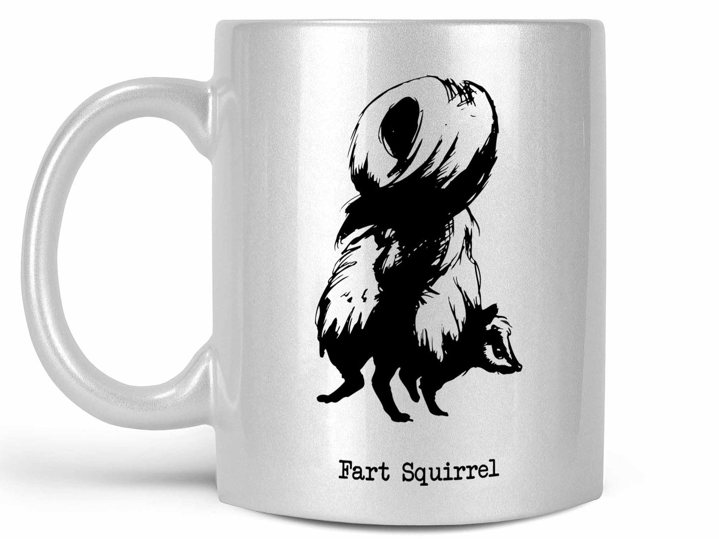 Fart Squirrel Skunk Coffee Mug