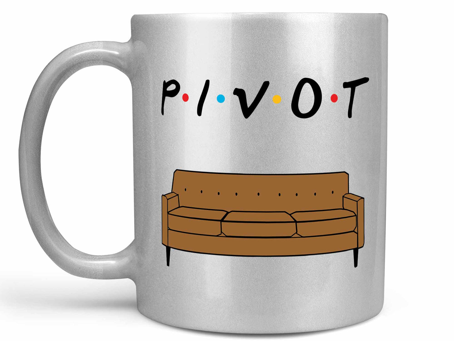 Pivot Couch Friends Coffee Mug