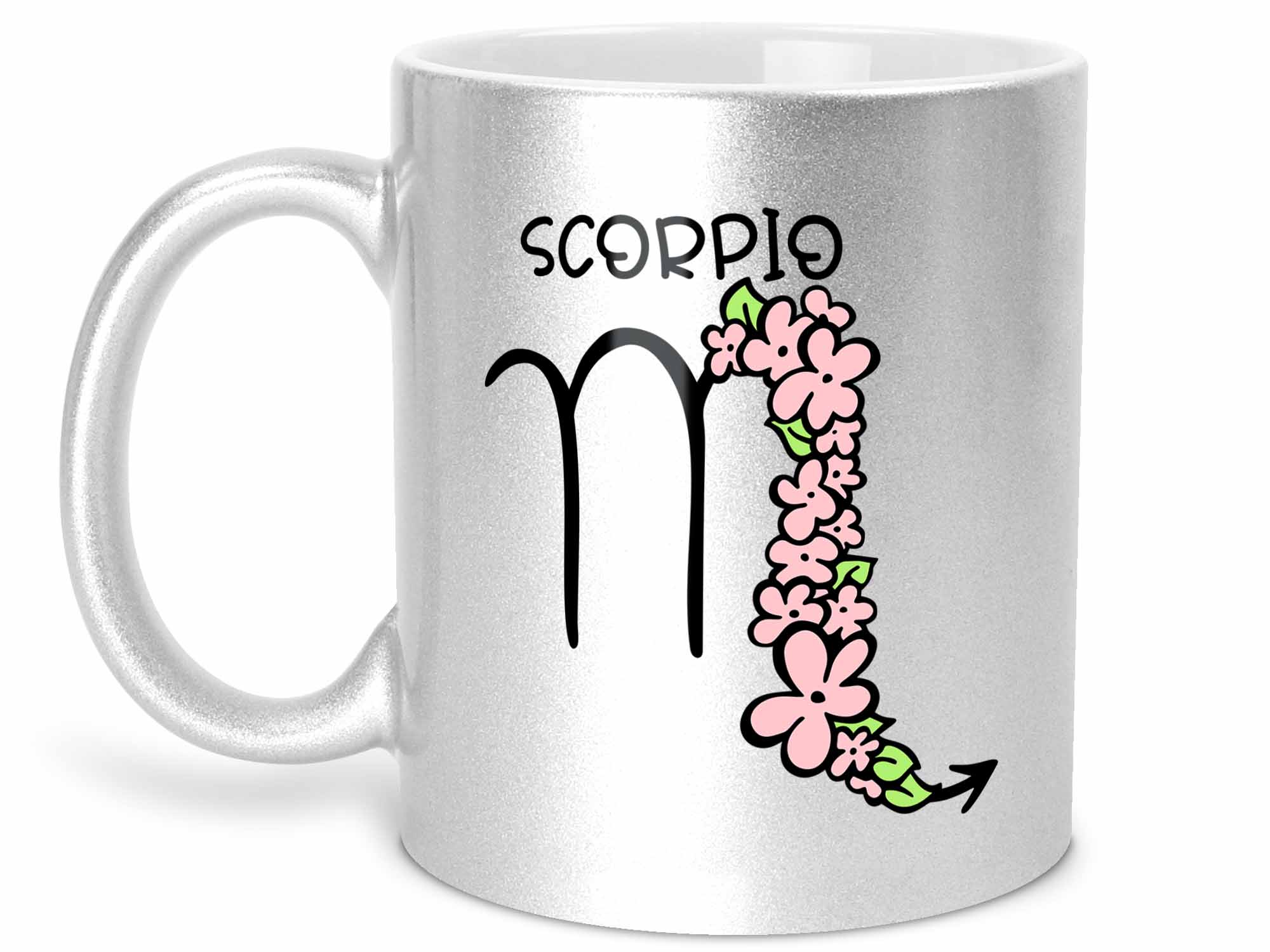Scorpio Flower Coffee Mug