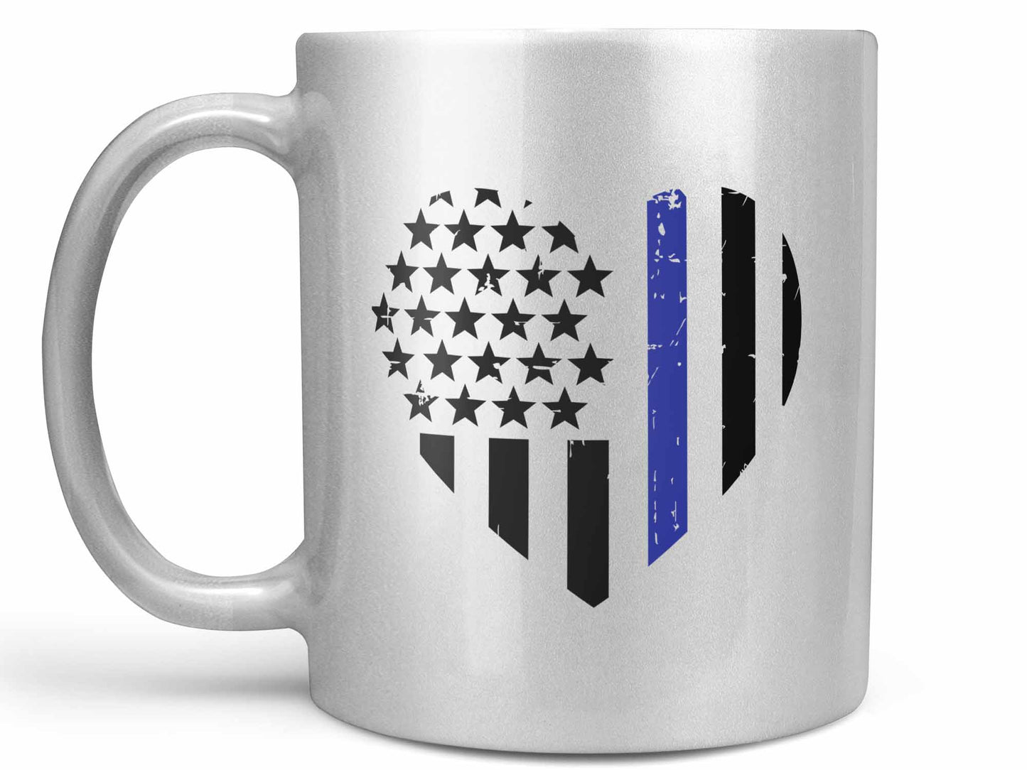Police Heart Coffee Mug