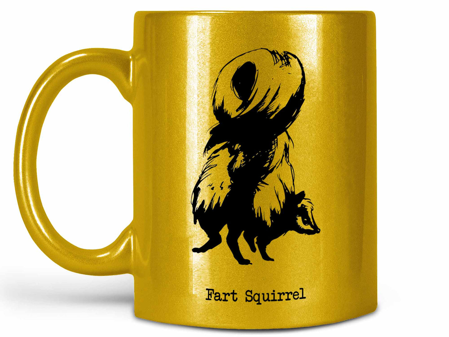 Fart Squirrel Skunk Coffee Mug