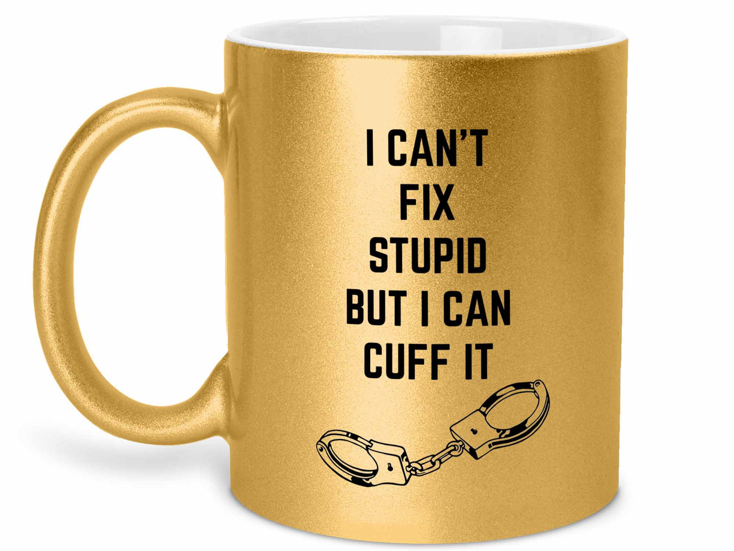 I Can Cuff It Coffee Mug