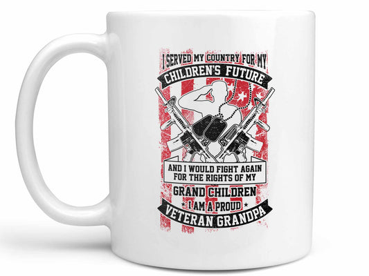 Proud Veteran Grandpa Coffee Mug