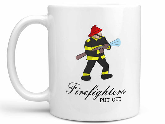 Firefighters Put Out Coffee Mug