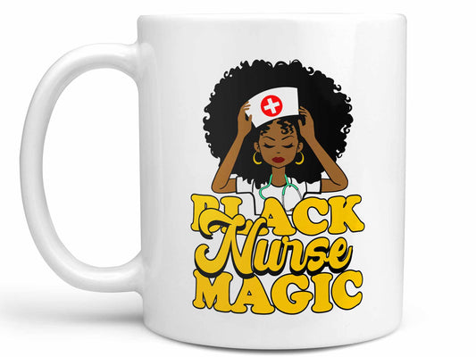 Black Nurse Magic Coffee Mug