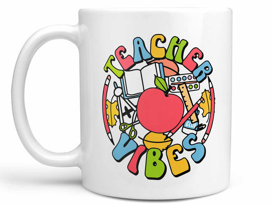 Teacher Vibes Coffee Mug