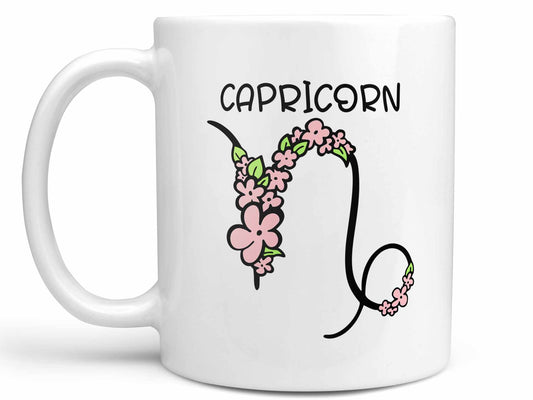 Capricorn Flower Coffee Mug