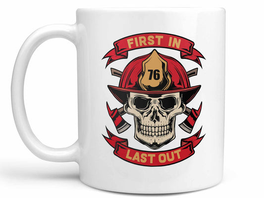 First In Last Out Coffee Mug