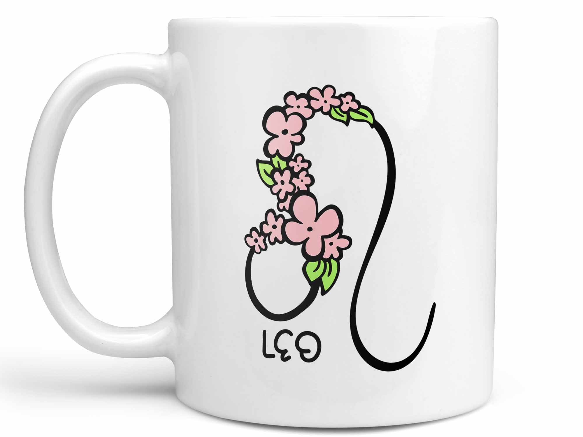 Leo Flower Coffee Mug