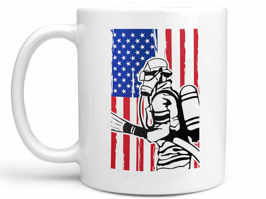 Firefighter Flag Coffee Mug