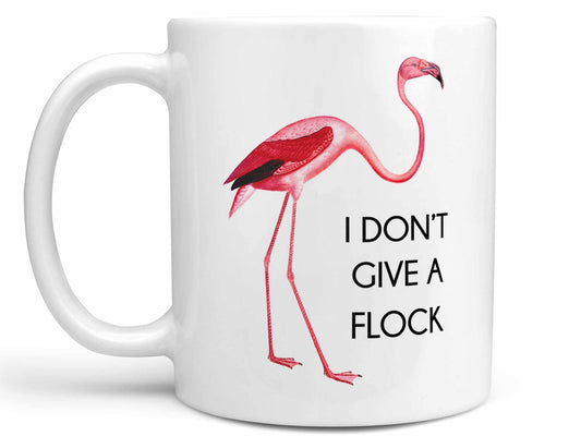 Don't Give a Flock Flamingo Coffee Mug