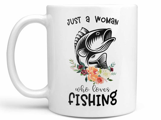 Woman Who Loves Fishing Coffee Mug