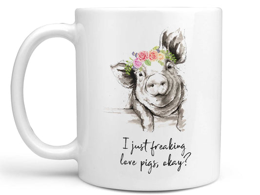 Freaking Love Pigs Coffee Mug
